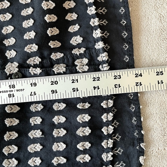 Pilcro By Anthropologie Tavi Textured Button Up Blouse Shirt Boho Size MP - Picture 16 of 16